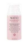 Natio Rosewater Hydration Moisture Recharge Night Cream-Gel