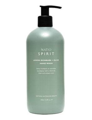 Natio Spirit Lemon Ironbark + Olive Hand Wash - Life Pharmacy Orewa