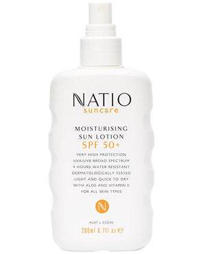 Natio Suncare Moisturising Sun Spray Spf 50+ 200Ml - Life Pharmacy Orewa