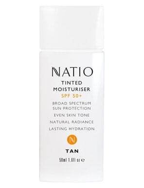 Natio Tinted Moisturiser Spf 50+ Tan - Life Pharmacy Orewa