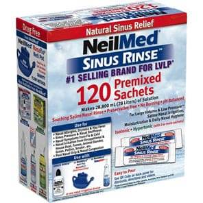 Neilmed Sinus Rinse 120 Regular Premixed Packets - Life Pharmacy Orewa