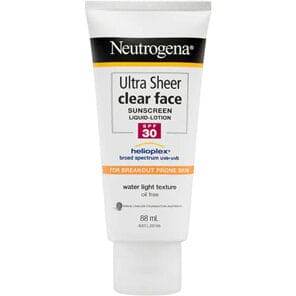 Neutrogena Ultra Sheer Clear Face Lotion Spf30 88Ml - Life Pharmacy Orewa