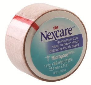  Nexcare Gentle Paper Tape 2Pack, Each Pack Contains 1