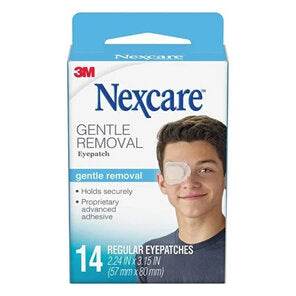 Nexcare, Gentle Removal Eyepatch, 14 Regular Eyepatches - Life Pharmacy Orewa