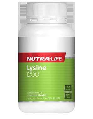 Nutralife Lysine 1200 60 Tablets - Life Pharmacy Orewa