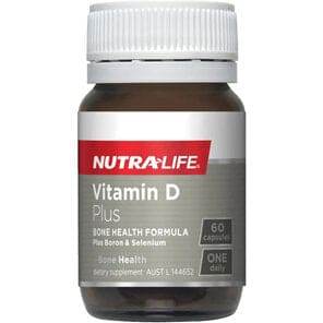 Nutralife Vitamin D Plus 60 Capsules - Life Pharmacy Orewa