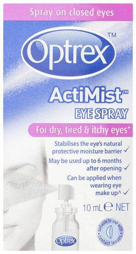 Optrex Actimist Dry & Irritated Eyes Spray 10Ml - Life Pharmacy Orewa