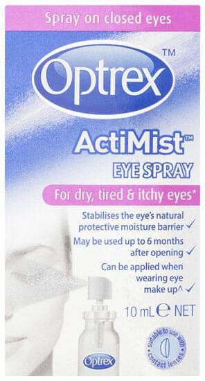 Optrex Actimist Dry & Irritated Eyes Spray 10Ml - Life Pharmacy Orewa