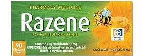 Razene 10Mg 90 Tabs - Life Pharmacy Orewa