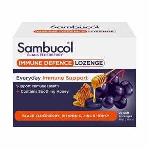 Sambucol Black Elderberry Immune Defence Lozenge 20S - Life Pharmacy Orewa
