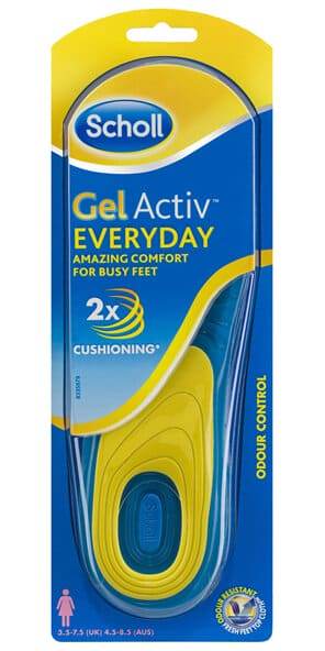 Scholl Gel Activ Insole Everyday Women For Comfort And Cushioning - Life Pharmacy Orewa
