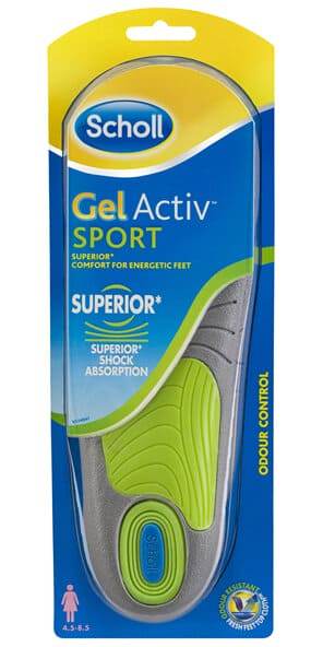 Scholl Gel Activ Insole Sport Women For Comfort And Cushioning - Life Pharmacy Orewa