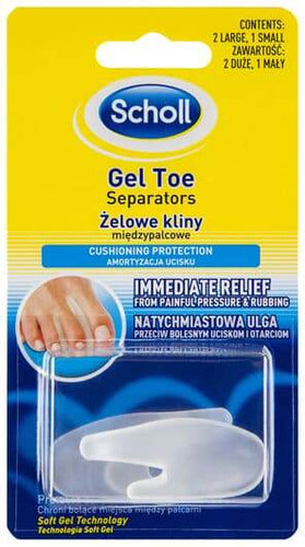 Scholl Gel Toe Separator Pain Relief - Life Pharmacy Orewa