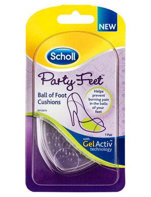 Scholl Party Feet Gel Cushions Ball Of F - Life Pharmacy Orewa