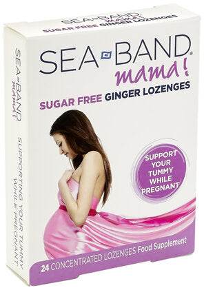 Sea-Band Mama! Anti-Nausea Gingerlozenge 24'S - Life Pharmacy Orewa