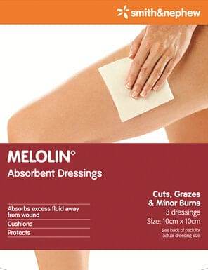 Melolin Absorb Dress 10X10Cm 3Pk - Life Pharmacy Orewa