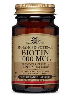 Solgar Biotin 1000Mcg 50 Capsules - Life Pharmacy Orewa