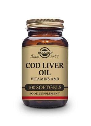 Solgar Cod Liver Oil 100 Soft Gels - Life Pharmacy Orewa
