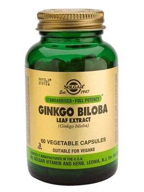 Solgar Ginkgo Biloba Leaf Extract 60 Caplets - Life Pharmacy Orewa