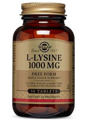 Solgar L-Lysine 1000Mg 50 Tablets - Life Pharmacy Orewa