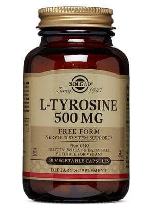 Solgar L-Tyrosine 500Mg 50 Capsules - Life Pharmacy Orewa