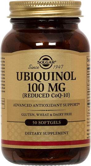 Solgar Ubiquinol 100Mg 50 Softgels - Life Pharmacy Orewa