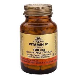 Solgar Vit B1 100Mg Thiamine 100 Caps - Life Pharmacy Orewa