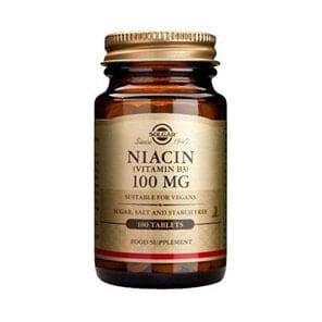 Solgar Vit B3 100Mg Niacin 100 Tabs - Life Pharmacy Orewa