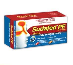 Sudafed Pe Sinus Daynight 24 - Life Pharmacy Orewa