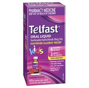 Telfast Oral Liquid 30Mg / 5Ml 60Ml - Life Pharmacy Orewa