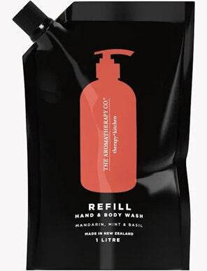 The Aromatherapy Co. Kitchen Hand Wash Refill - Mandarin, Mint & Basil 1L - Life Pharmacy Orewa
