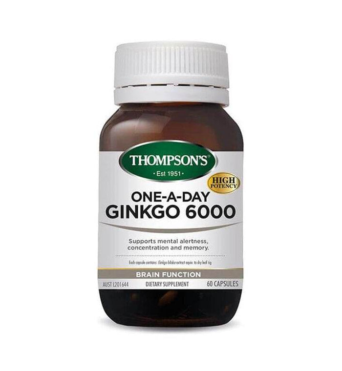 Thompsons Nutrition Oneaday Ginkgo Biloba 6000 - Life Pharmacy Orewa