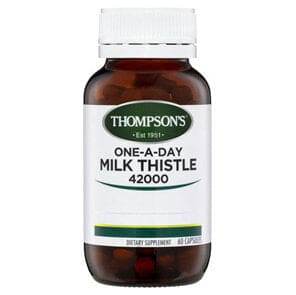 Thompson'S One-A-Day Milk Thistle 42000Mg 60 Caps - Life Pharmacy Orewa