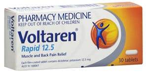 Voltaren Rapid 12.5mg Tablets 30'S - Life Pharmacy Orewa