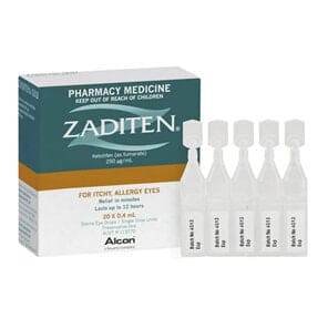 Zaditen 0.1Mg/0.4Ml Single Ds Eye Drops - Life Pharmacy Orewa